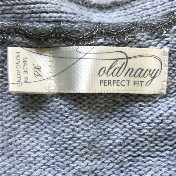 Size XS Gray Old Navy Sweater Vest - Picture 2 of 2